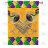 Mardi Gras House Flags