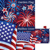 4th of July Garden Flag & Mailbox Cover Sets