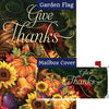 Thanksgiving Garden Flag & Mailbox Cover Sets