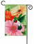 Hummingbird and Daisy Trio Double Sided Linen Garden Flag