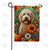 Adorable Dog Fall Double Sided Garden Flag