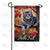 Hello Fall Tabby Cat Double Sided Garden Flag