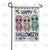 Cute Mummies Happy Halloween Double Sided Garden Flag