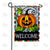 Stained Glass Pumpkin Double Sided Garden Flag