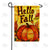 Stained Glass Hello Fall Double Sided Garden Flag