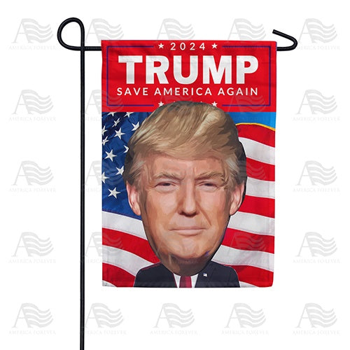 TRUMP 2024 Bobblehead Double Sided Garden Flag