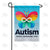 Autism Butterfly Double Sided Garden Flag