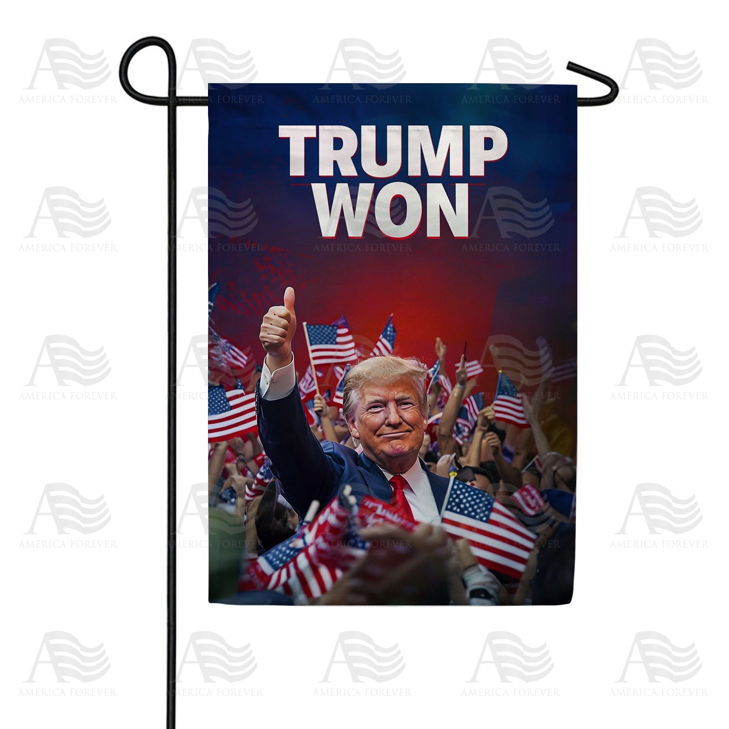 Trump Won Double Sided Garden Flag