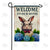 Bunny Welcome Double Sided Garden Flag