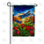 Stained Glass Dragonflies Double Sided Garden Flag