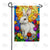 Stained Glass Bunny Double Sided Garden Flag