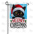 Cat Meowy Christmas Double Sided Garden Flag