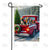 Christmas Beagles in Truck Double Sided Garden Flag