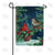 Winter Cardinals Holly Berries Night Scene Double Sided Garden Flag