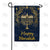 Elegant Gold Menorah Hanukkah Double Sided Garden Flag