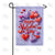 Colorful Hearts Valentine's Day Double Sided Garden Flag