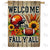 Welcome Fall Y??ll Football Double Sided House Flag