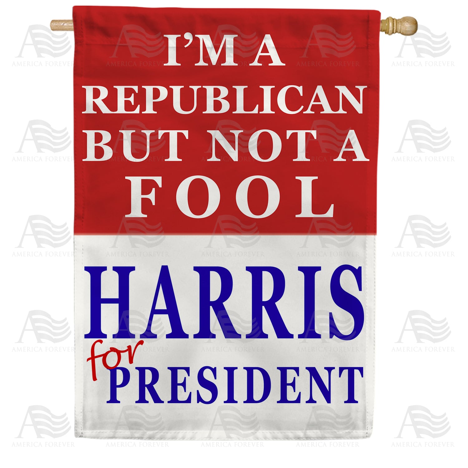 Harris for President Double Sided House Flag