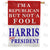 Harris for President Double Sided House Flag