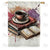 Coffee and Books Double Sided House Flag