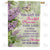 Lilac Memorial Butterfly Double Sided House Flag