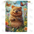 Happy Quokka Double Sided House Flag