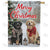 Merry Christmas Labrador Double Sided House Flag