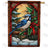 Winter Blue Jay Christmas Double Sided House Flag