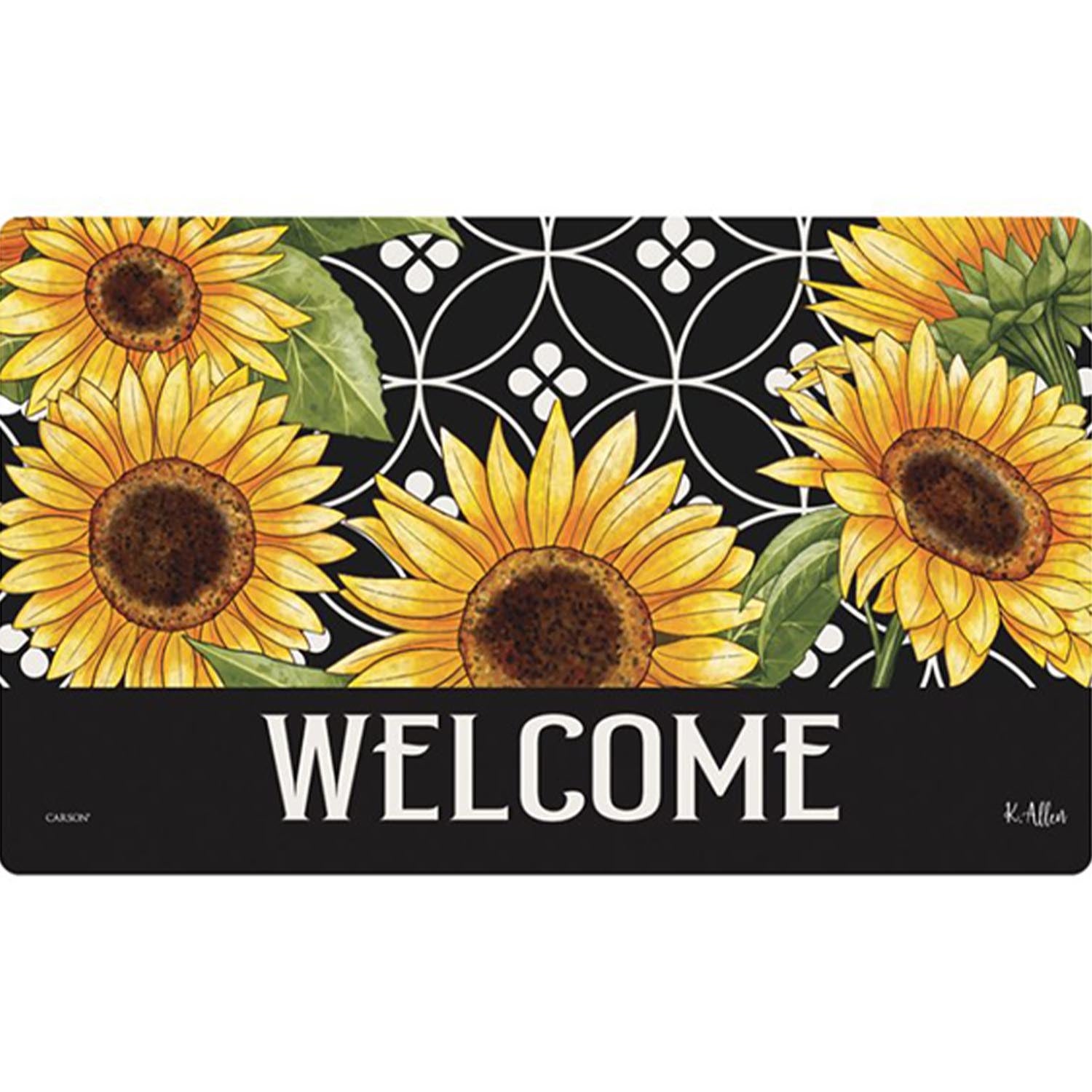 Welcome Sunflowers Doormat