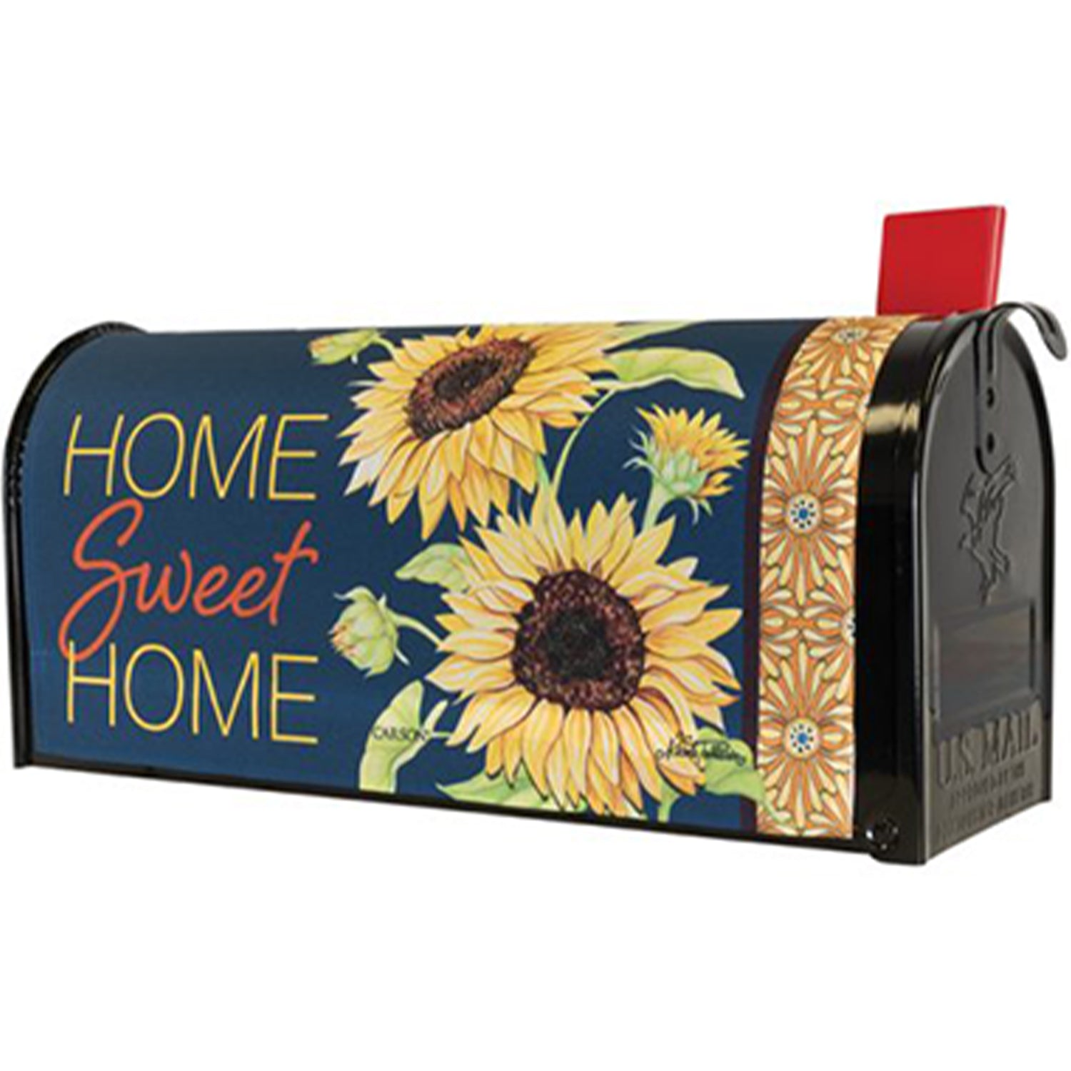 Hello Fall Sunflowers Mailbox Cover