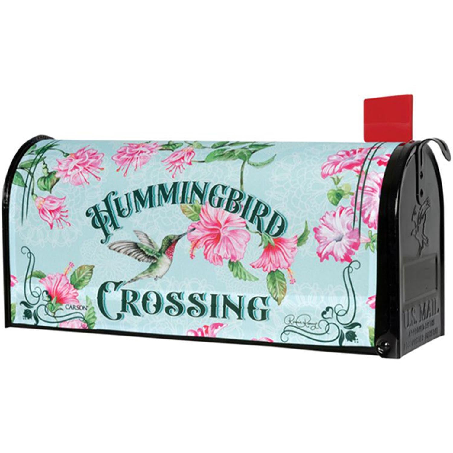 Hummingbird Crossing Mailbox Cover