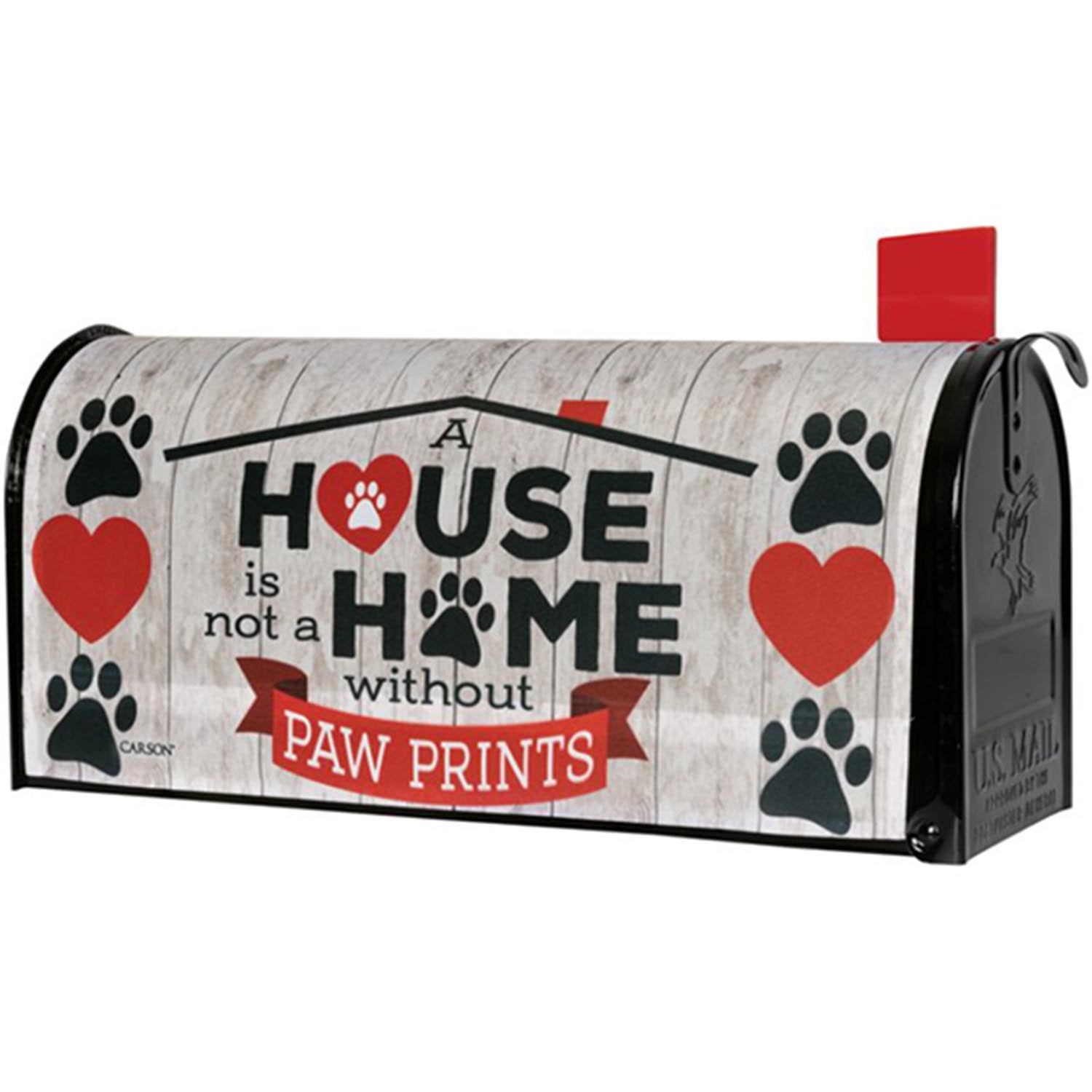 Paw Prints Mailbox Cover