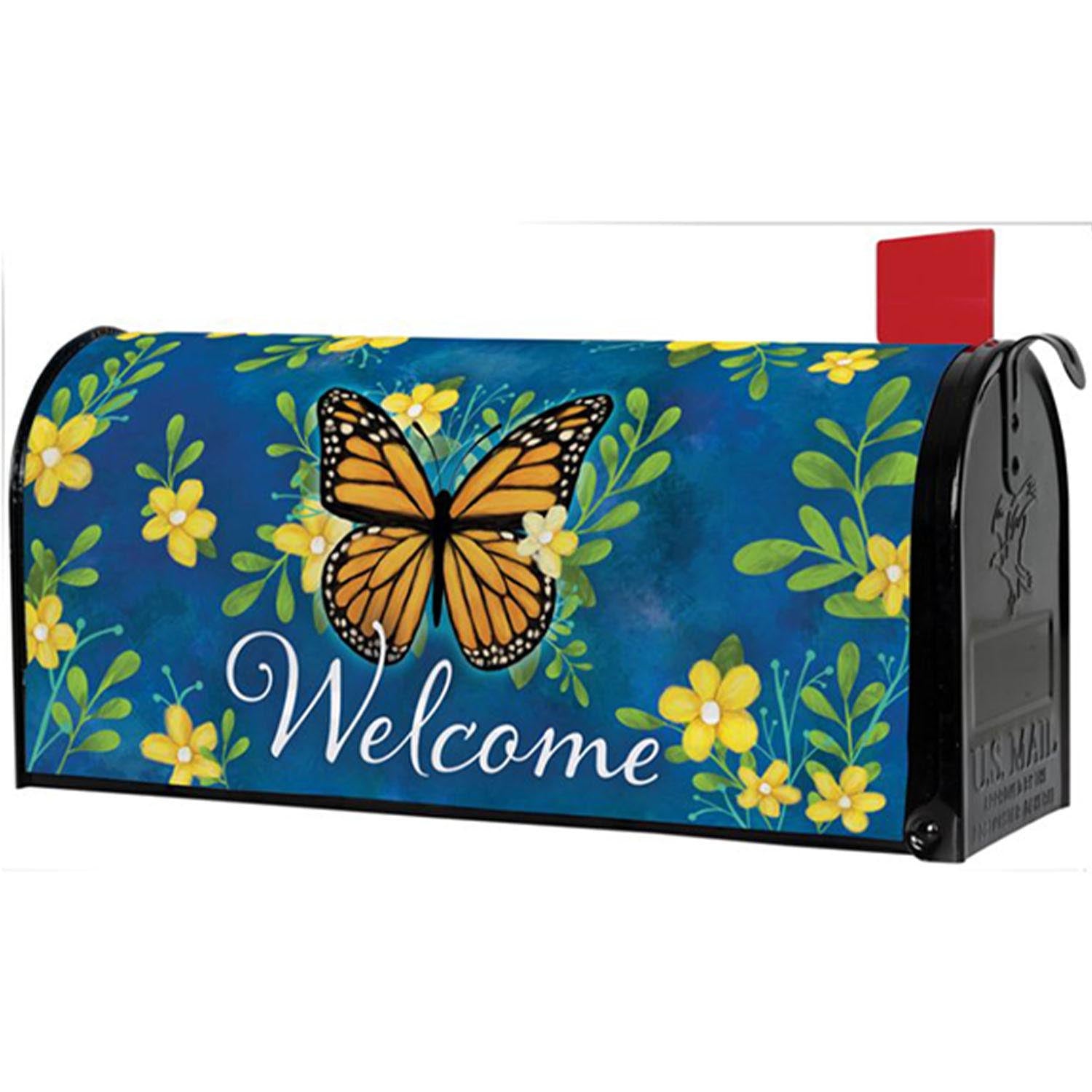 Monarch Morning Mailbox Cover