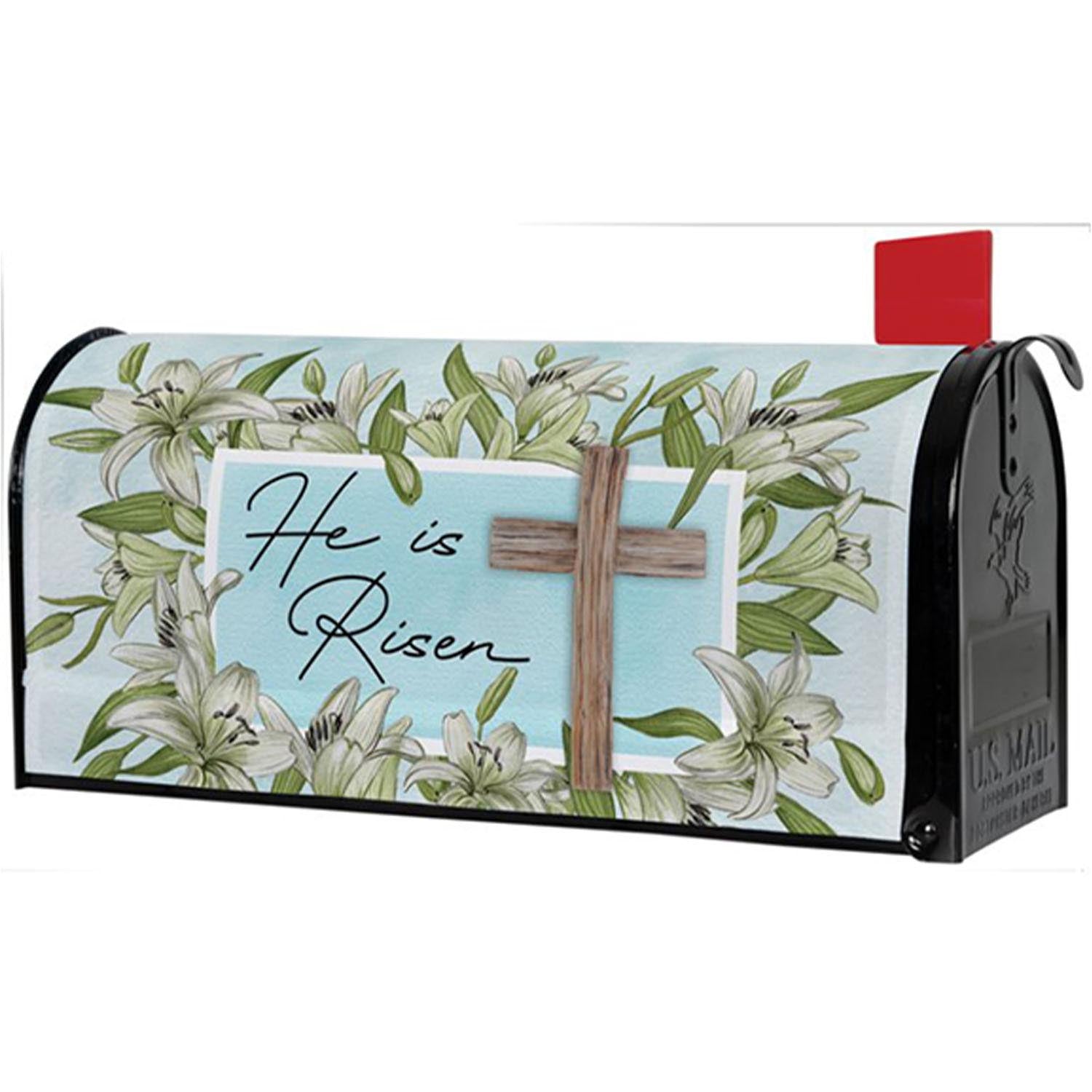 Easter Cross Mailbox Cover