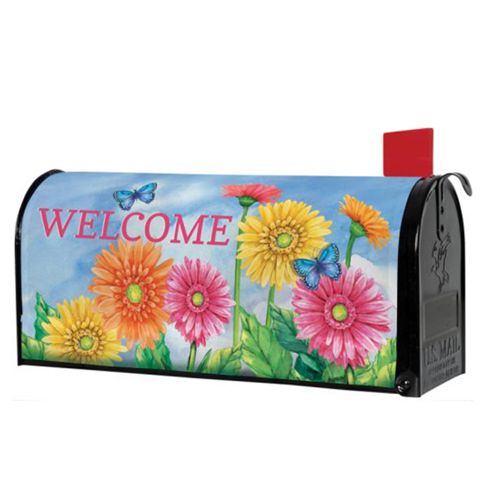 Gerbera Welcome Mailbox Cover