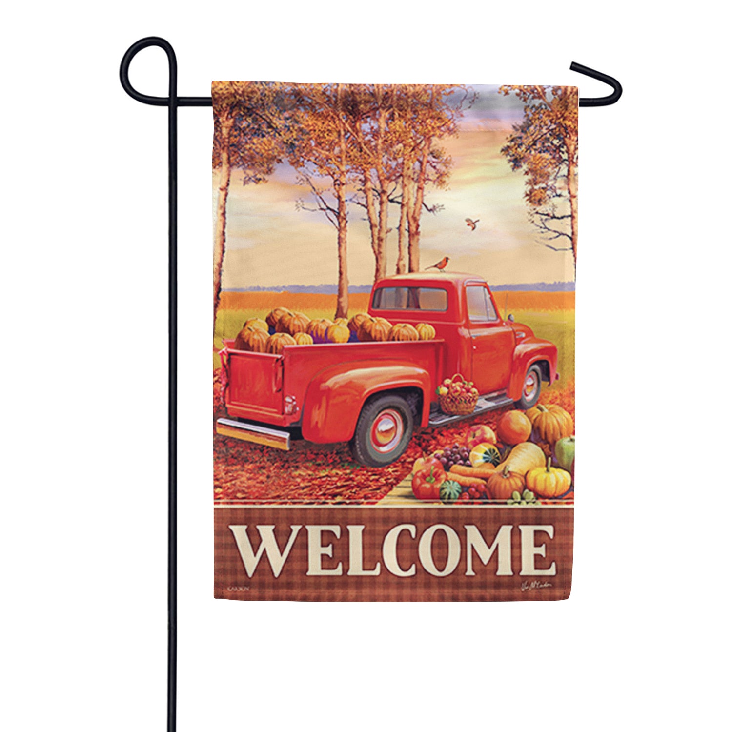 Carson Autumn Bounty Garden Flag