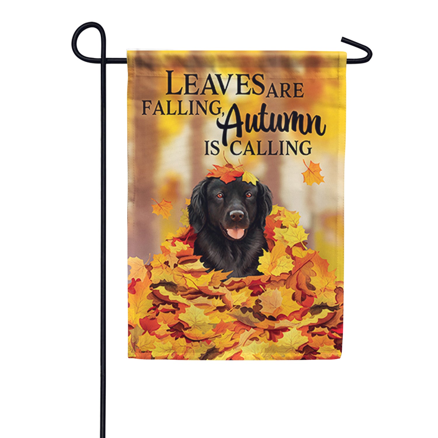 Leaf Pile - Double Sided Garden Flag