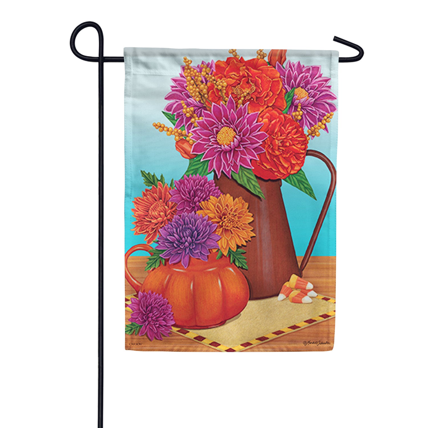 Fall Flowers - Double Sided Garden Flag