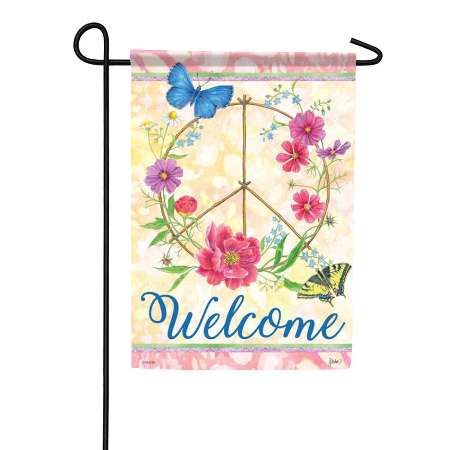 Peace - Double Sided Garden Flag