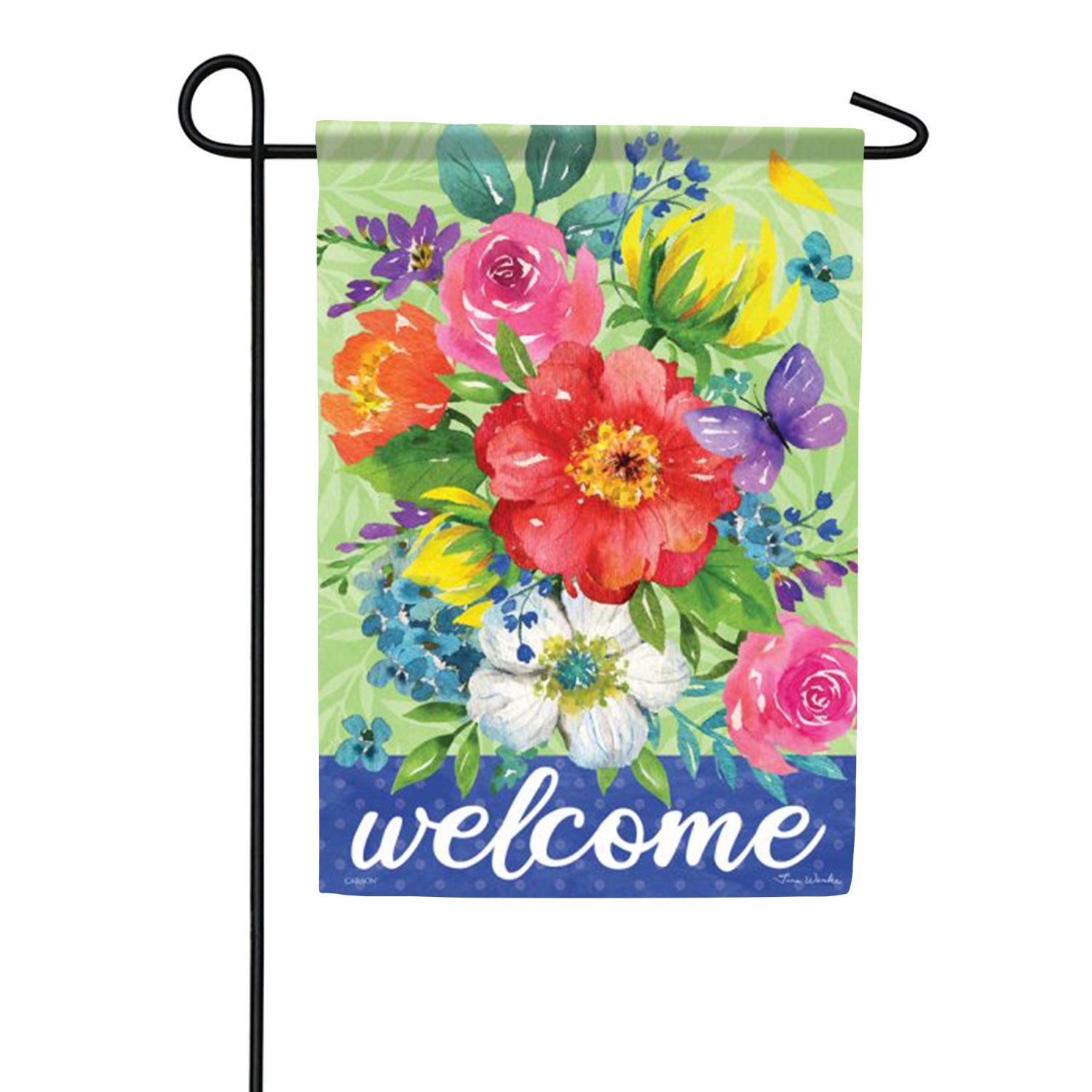 Floral Spray - Double Sided Garden Flag