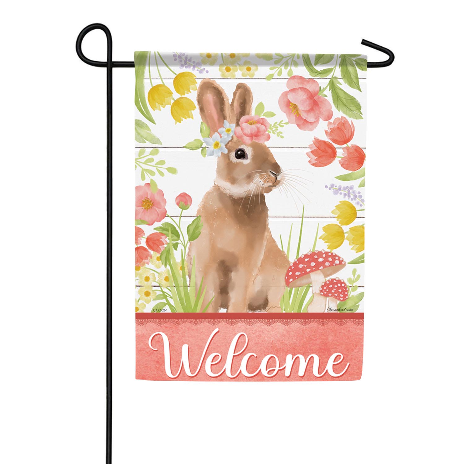 Sweet Bunny - Double Sided Garden Flag