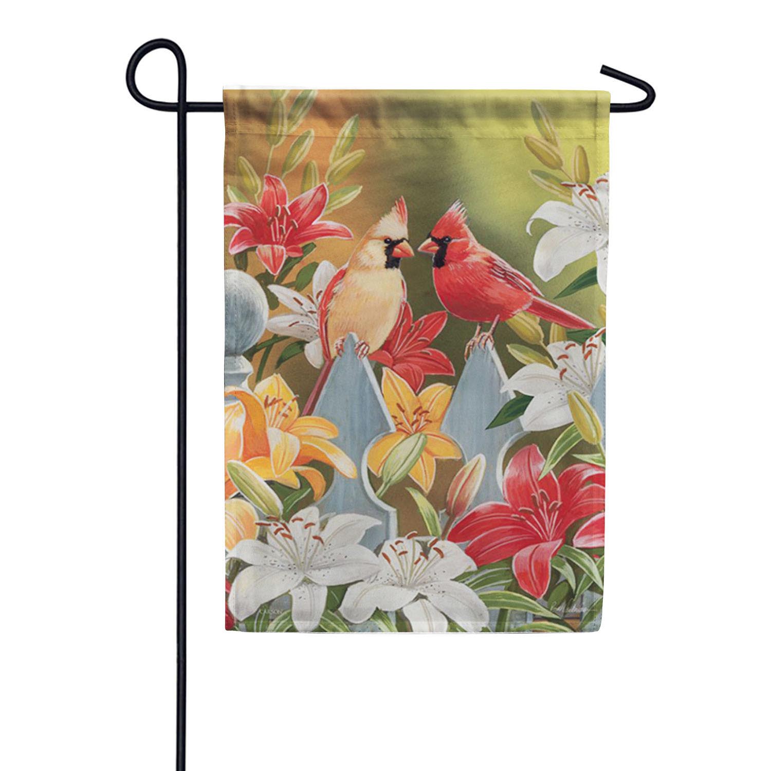 Cardinal Pair - Double Sided Garden Flag