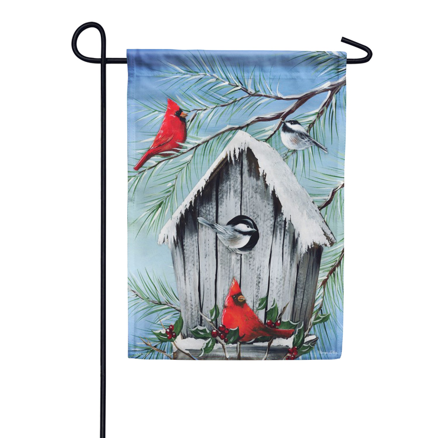 Winter Song Garden Flag