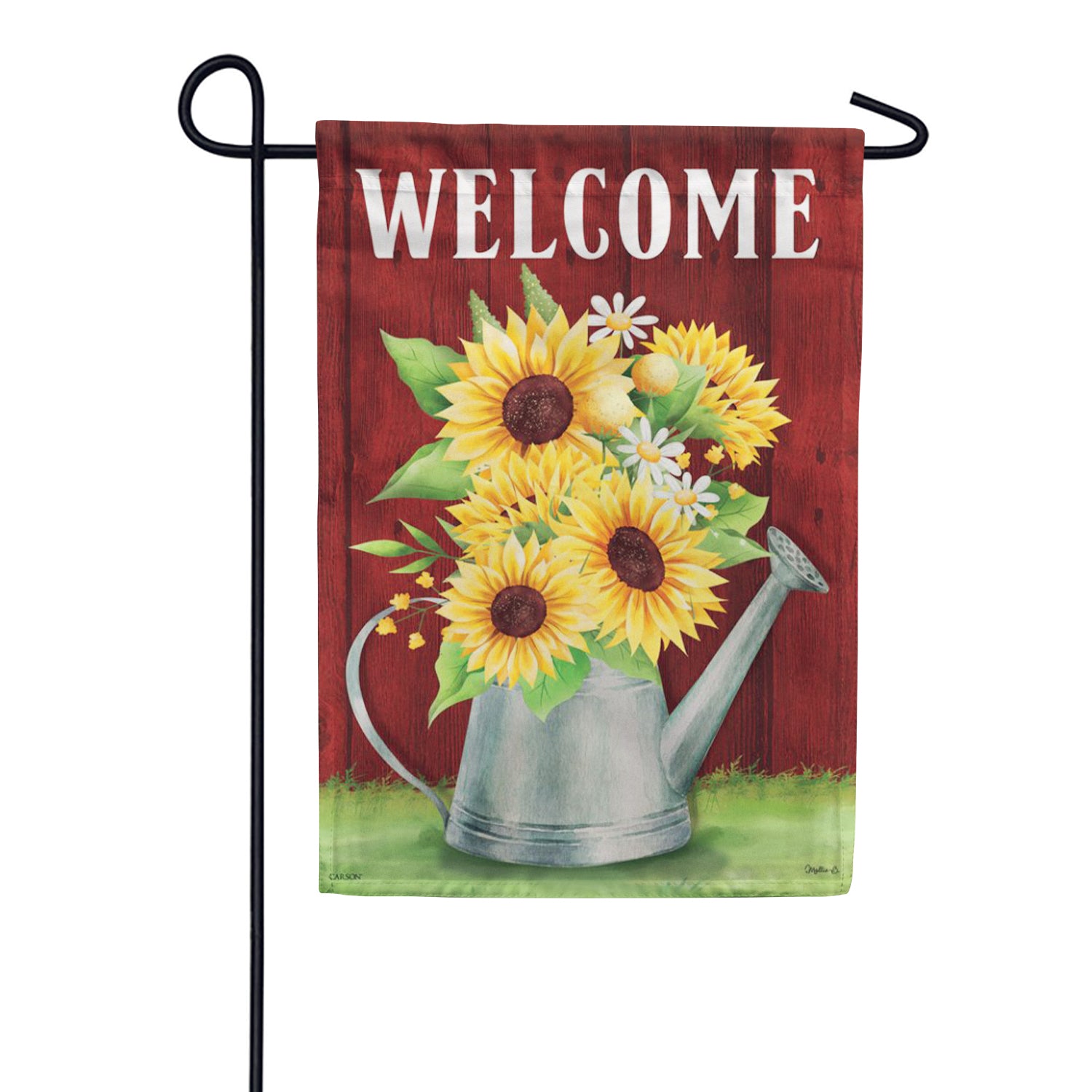 Carson Sunflowers & Daisies Garden Flag