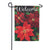 Plaid Poinsettias Garden Flag