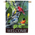 Songbirds on Birch Branches House Flag