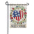 Patriotic Heart Double Sided Garden Flag