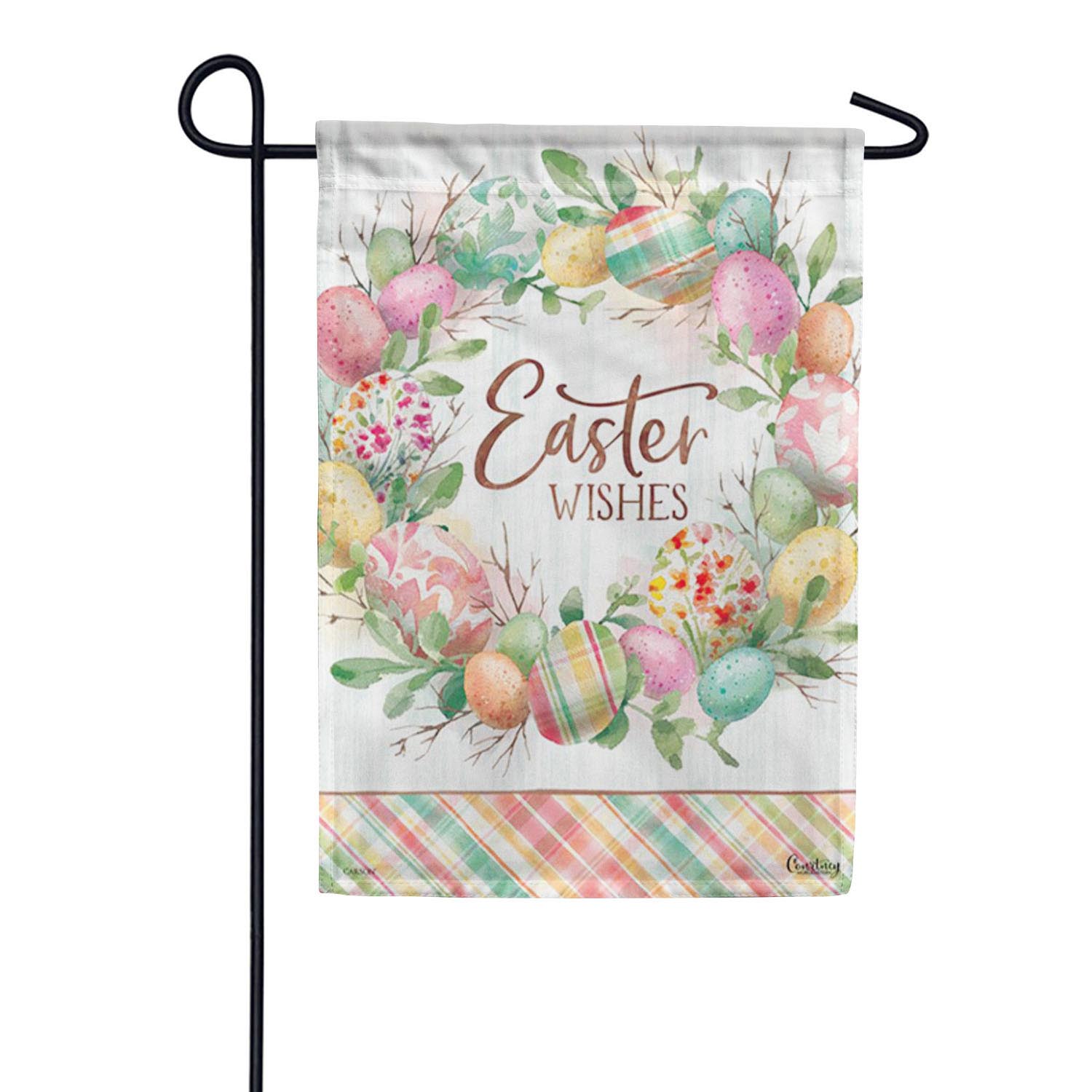 Easter Wishes Double Sided Garden Flag