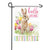 Hello Spring Bunny Double Sided Garden Flag