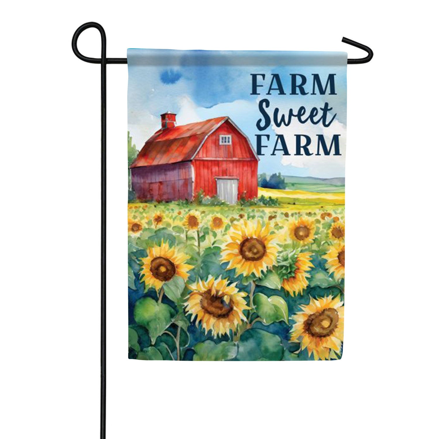 Farm Sweet Sunflowers Double Sided Garden Flag